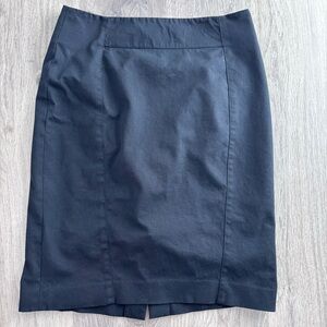 Ann Taylor Black Classic Pencil Skirt